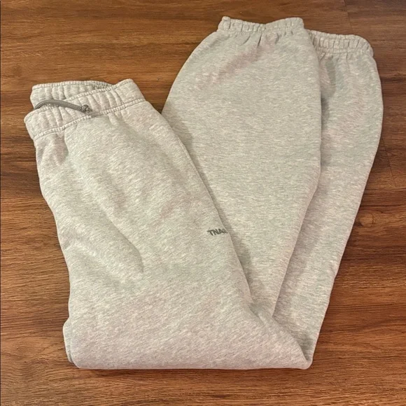 TNA Cozy Sweatfleece Mega Joggers Heather Chrome - Picture 3 of 5